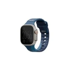 Uniq Stride De Fkm Rubber Apple Watch Strap 49/46/45/44Mm -Storm (Storm/Aegean Blue)